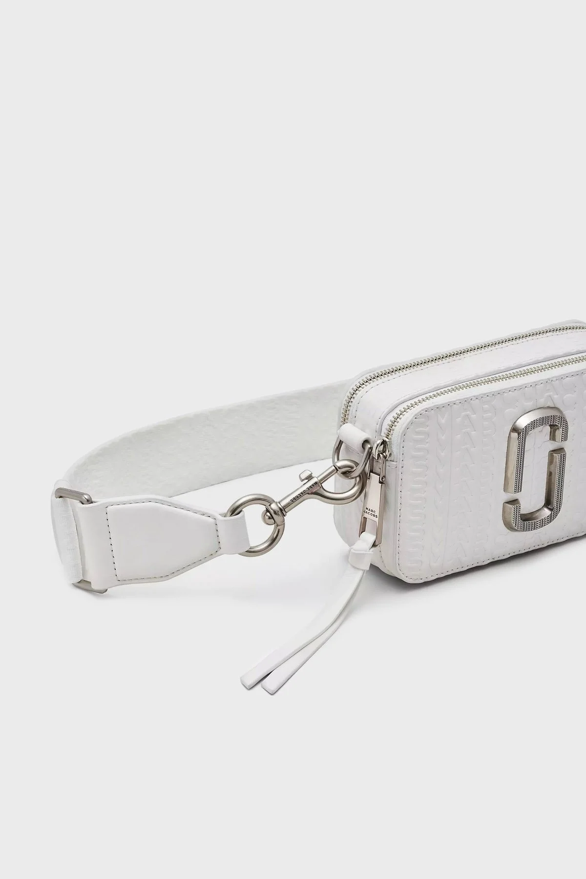 Marc Jacobs Çıkarılabilir Askılı Deri Bayan Çanta 2R3HCR004H02 100 BEYAZ - 6