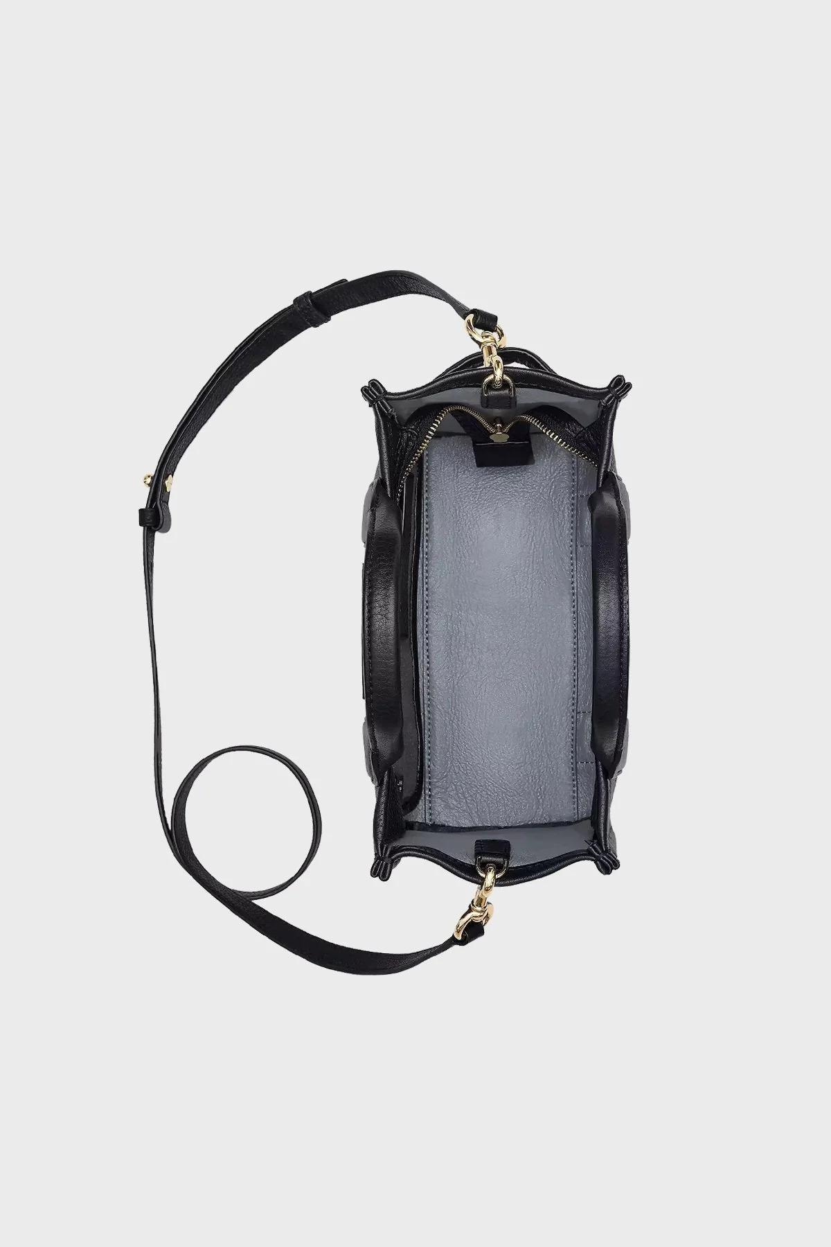 Marc Jacobs The Small Tote Çıkarılabilir Askılı Deri Bayan Çanta H009L01SP21 001 SİYAH - 5