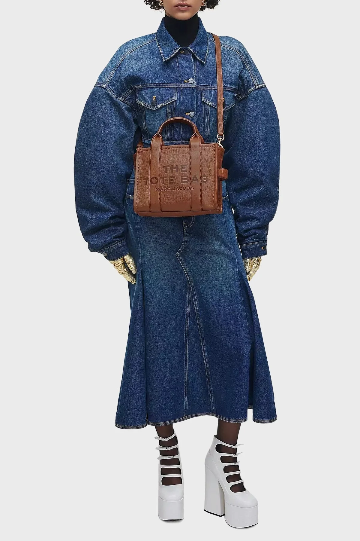 Marc Jacobs Çıkarılabilir Askılı Deri Bayan Çanta H009L01SP21 212 TABA - 2