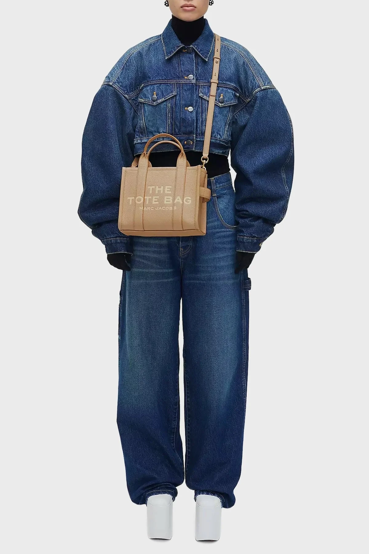 Marc Jacobs The Small Tote Çıkarılabilir Askılı Deri Bayan Çanta H009L01SP21 230 CAMEL - 10