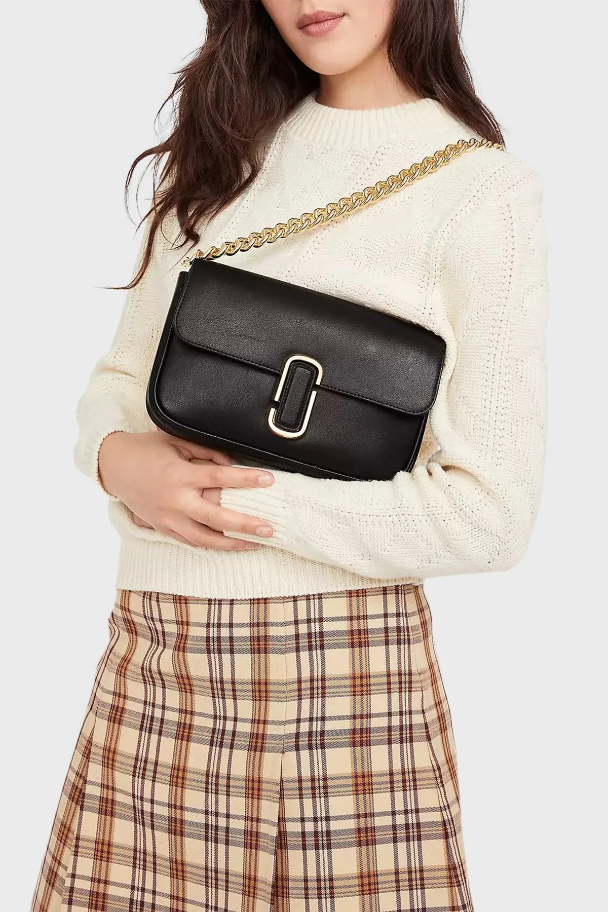Marc Jacobs Çıkarılabilir Askılı Deri Bayan Çanta H956L01PF22 001 SİYAH - 4