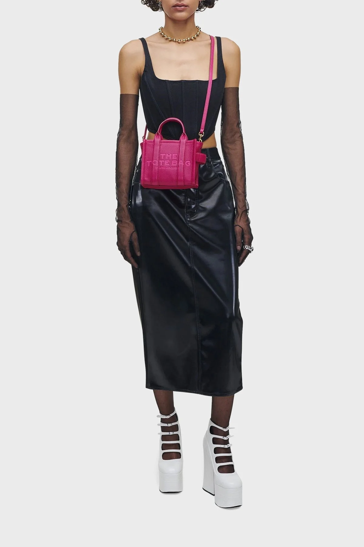 Marc Jacobs Çıkarılabilir Askılı Mini Bayan Çanta H053L01RE22 955 MOR - 2