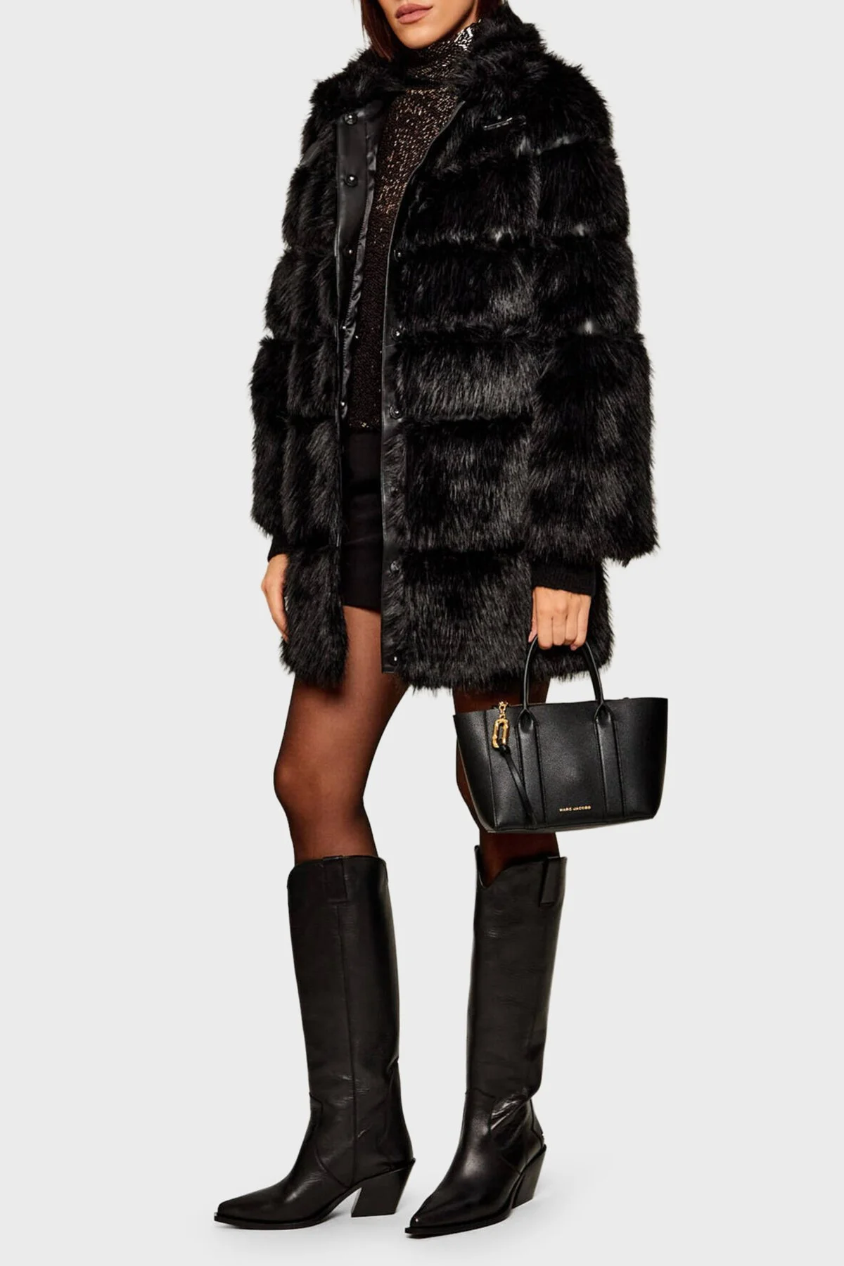 Marc Jacobs Çıkarılabilir Askılı Small Tote Kadın Çanta 2F6HTT008H01 001 Siyah - 3