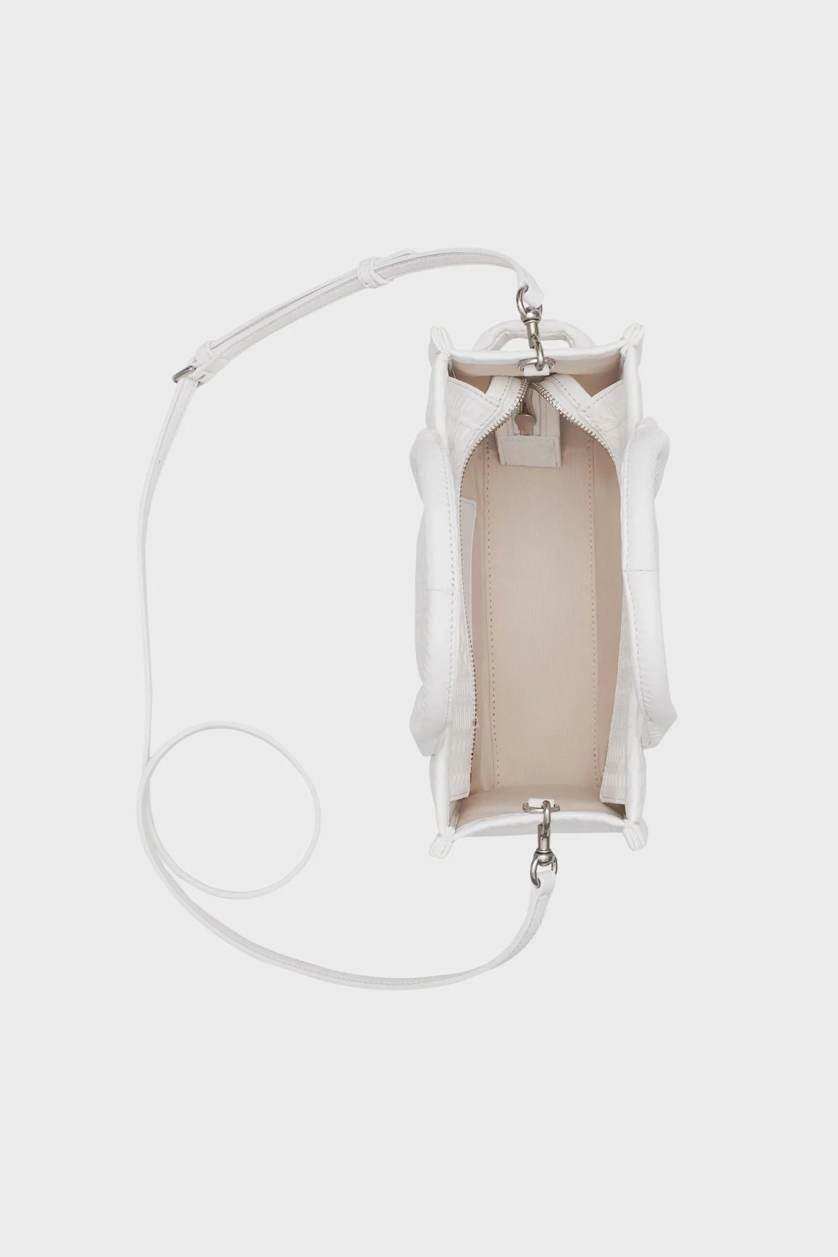 Marc Jacobs Çıkarılabilir Omuz Askılı Deri Bayan Çanta 2R3HTT096H02 100 BEYAZ - 4