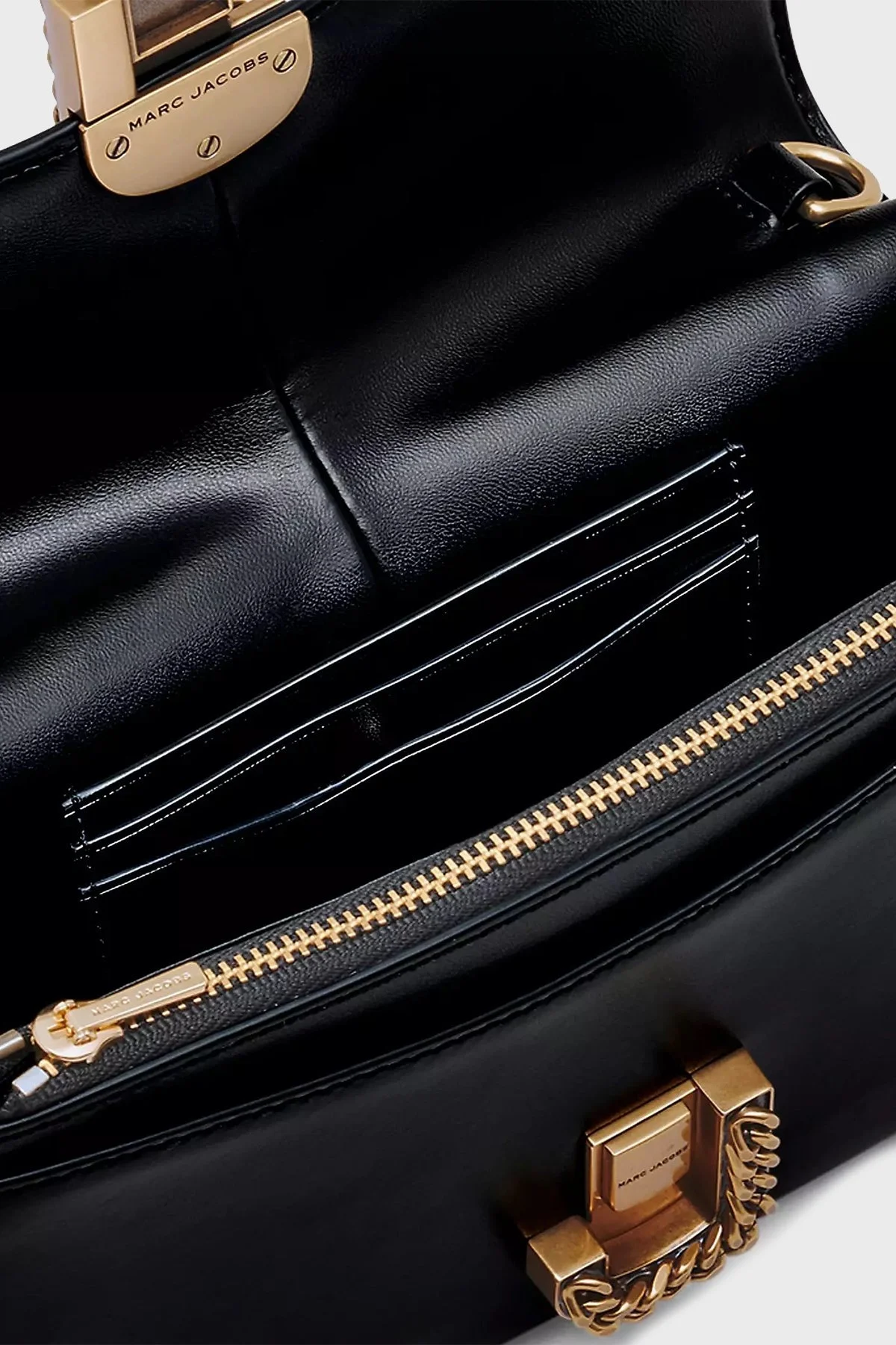 Marc Jacobs Çıkarılabilir Zincir Askılı Deri Bayan Çanta 2R3SMN042S10 001 SİYAH - 6