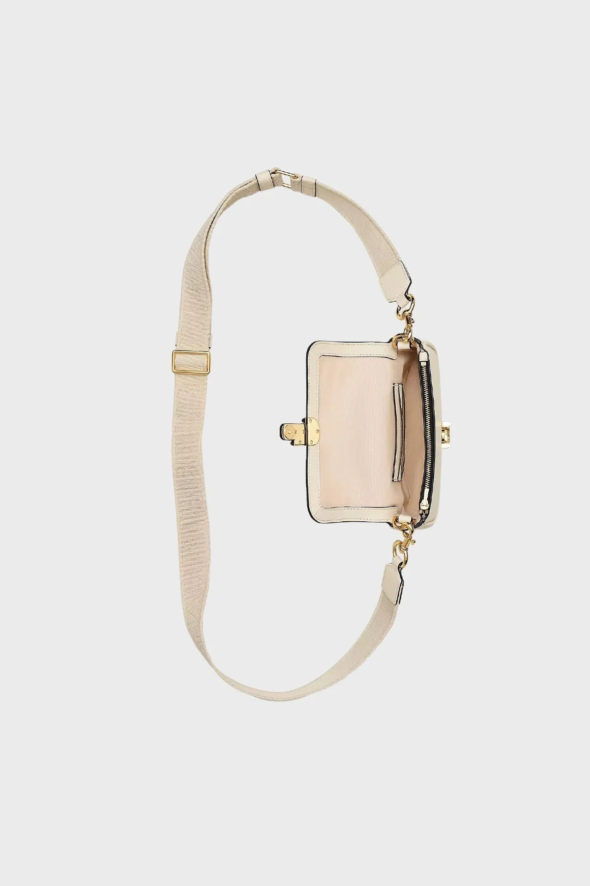 Marc Jacobs The Mini Bag Çıkarılabilir Zincir Askılı Hakiki Deri Bayan Çanta 2S4HCR089H02 123 BEYAZ - 10