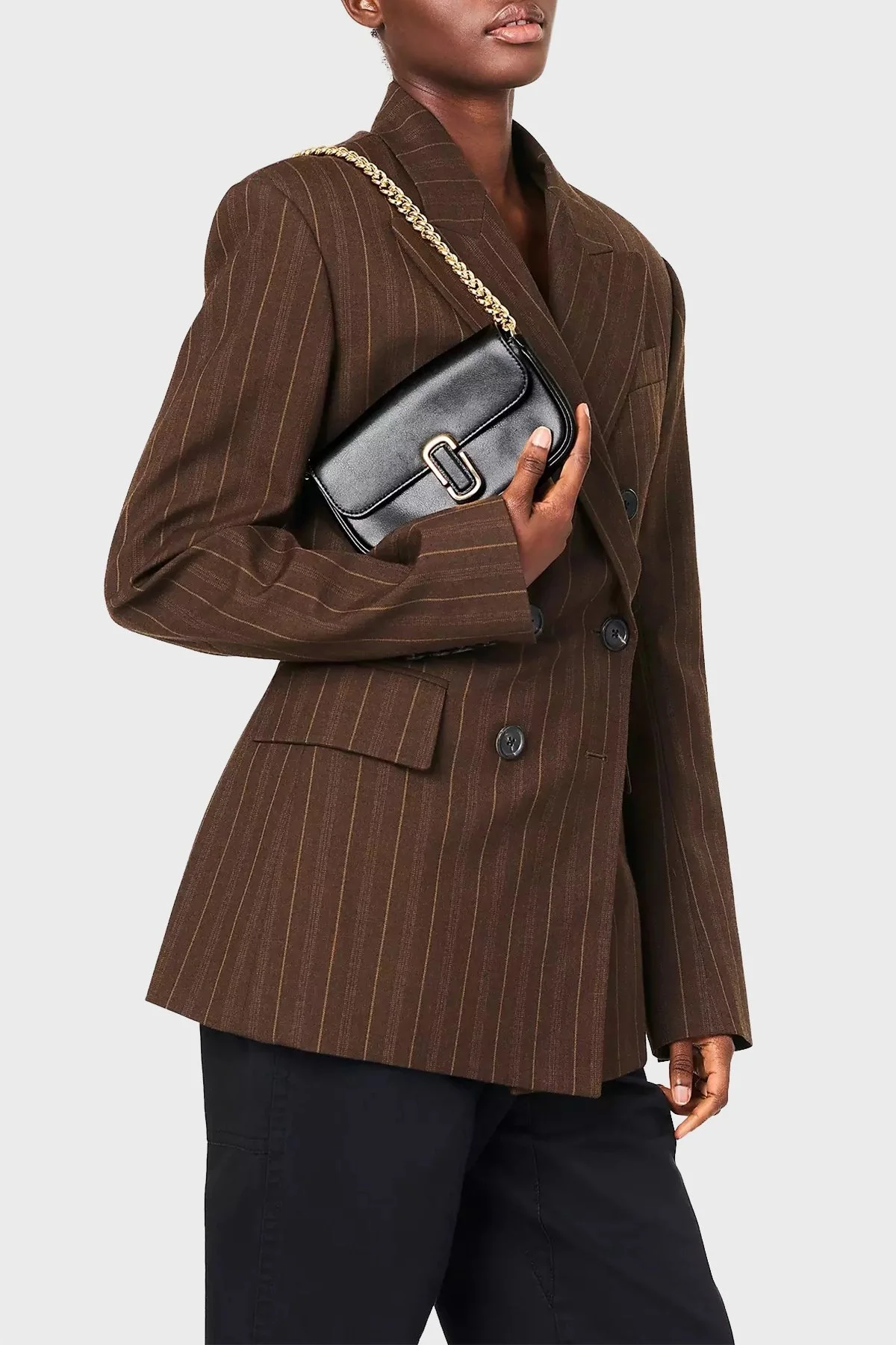 Marc Jacobs Çıkarılabilir Zincir Askılı Mini Bayan Çanta H967L03FA22 001 SİYAH - 11