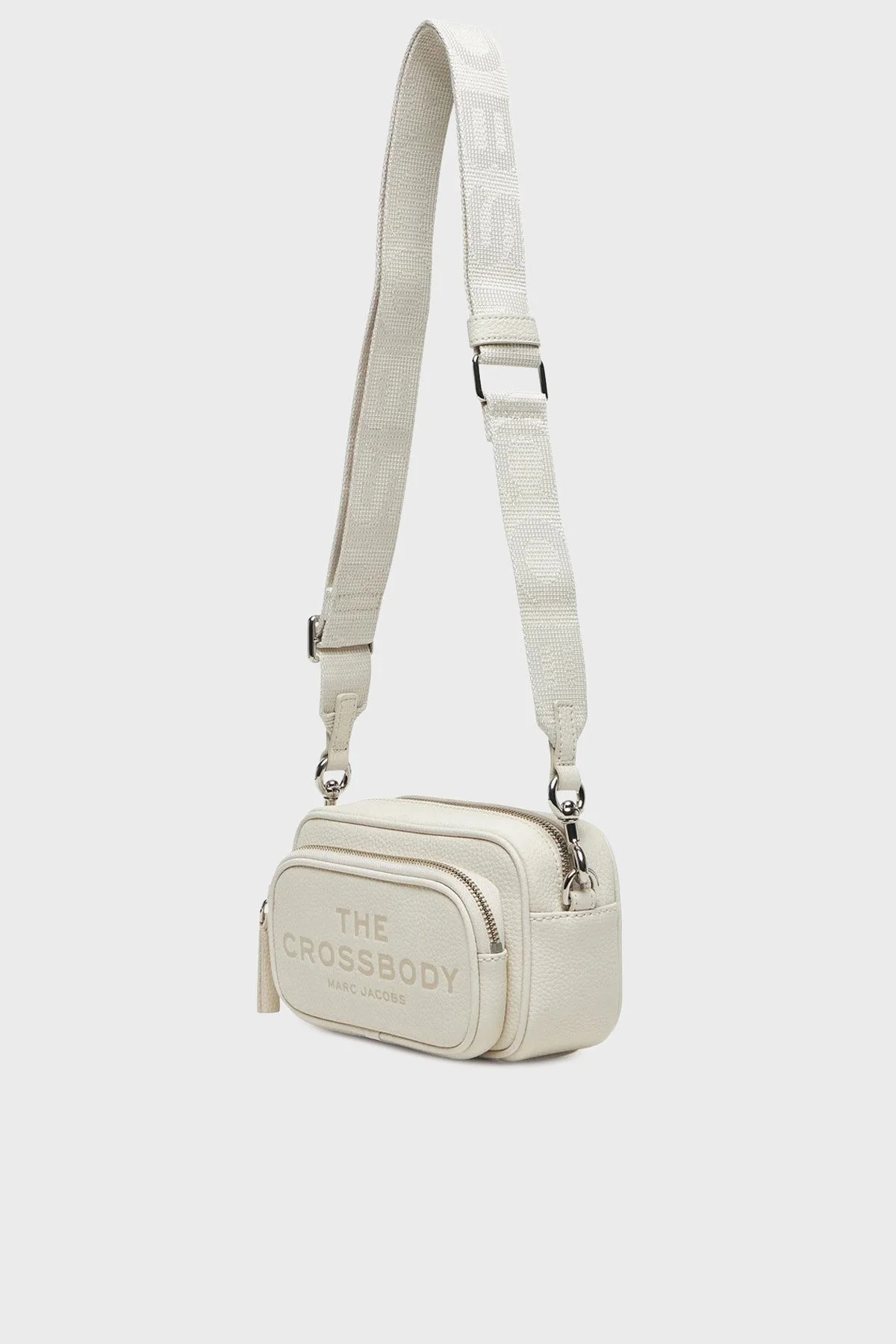 Marc Jacobs Deri Logolu Çıkarılabilir Askılı The Cross Body Bayan Çanta 2S5HCR002H02 137 EKRU - 4