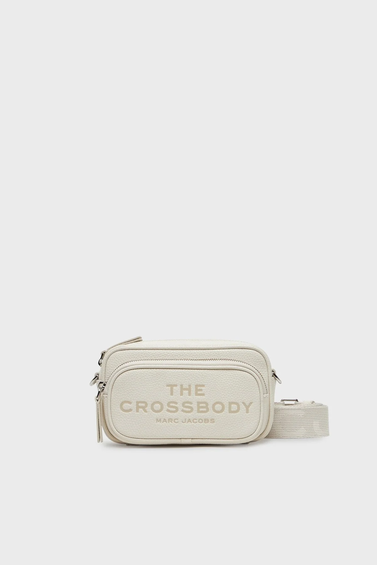 Marc Jacobs Deri Logolu Çıkarılabilir Askılı The Cross Body Kadın Çanta 2S5HCR002H02 137 EKRU - 1