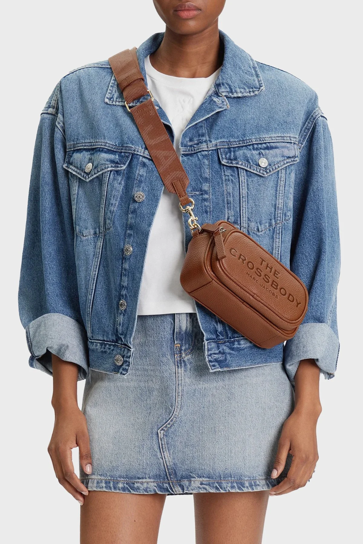 Marc Jacobs Deri Logolu Çıkarılabilir Askılı The Cross Body Kadın Çanta 2S5HCR002H02 212 TABA - 2