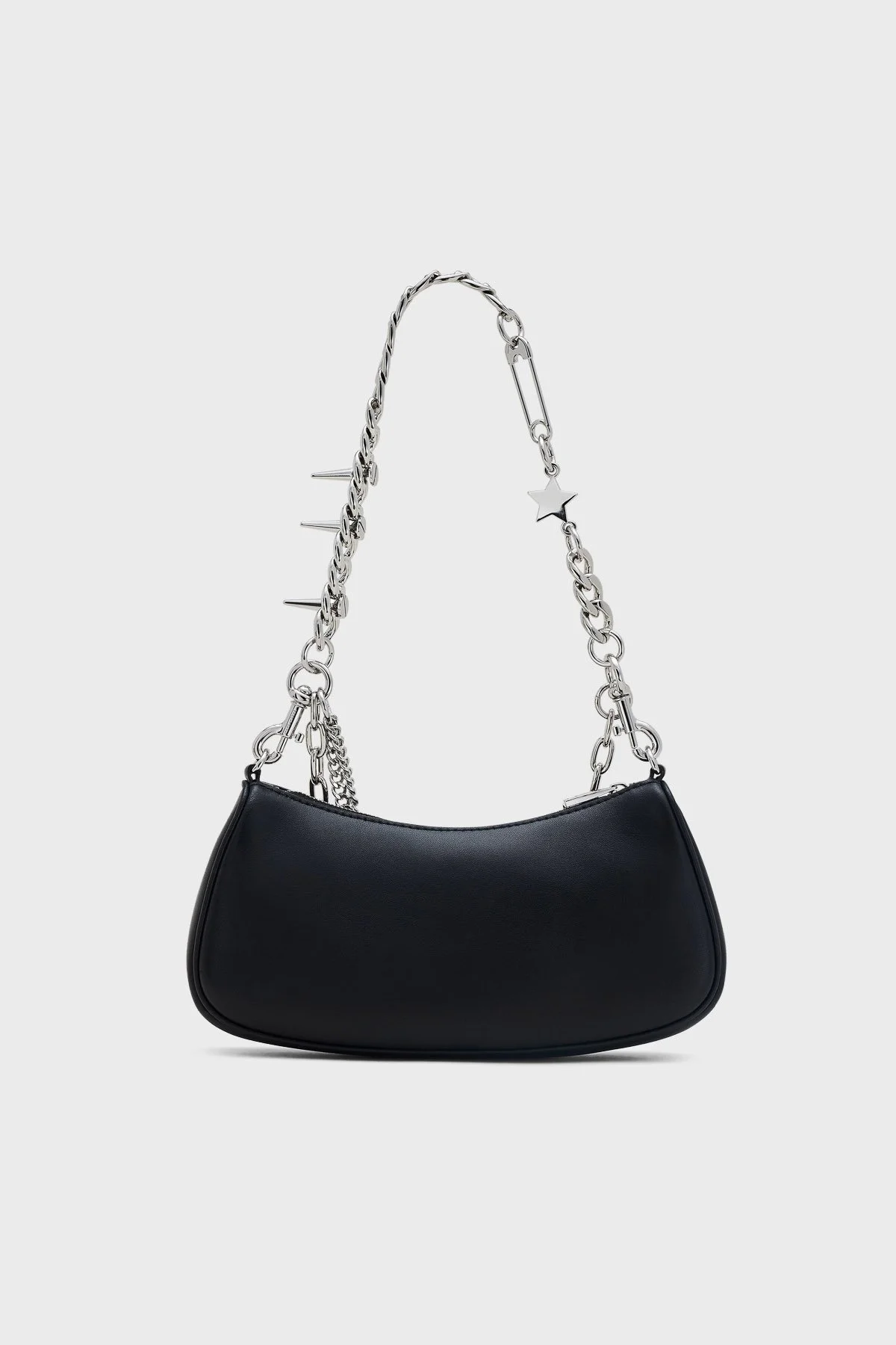 Marc Jacobs Deri Yıldız Charmlı Çıkarılabilir Askılı Mini Kadın Çanta 2R4HSH038H02 001 SİYAH - 3