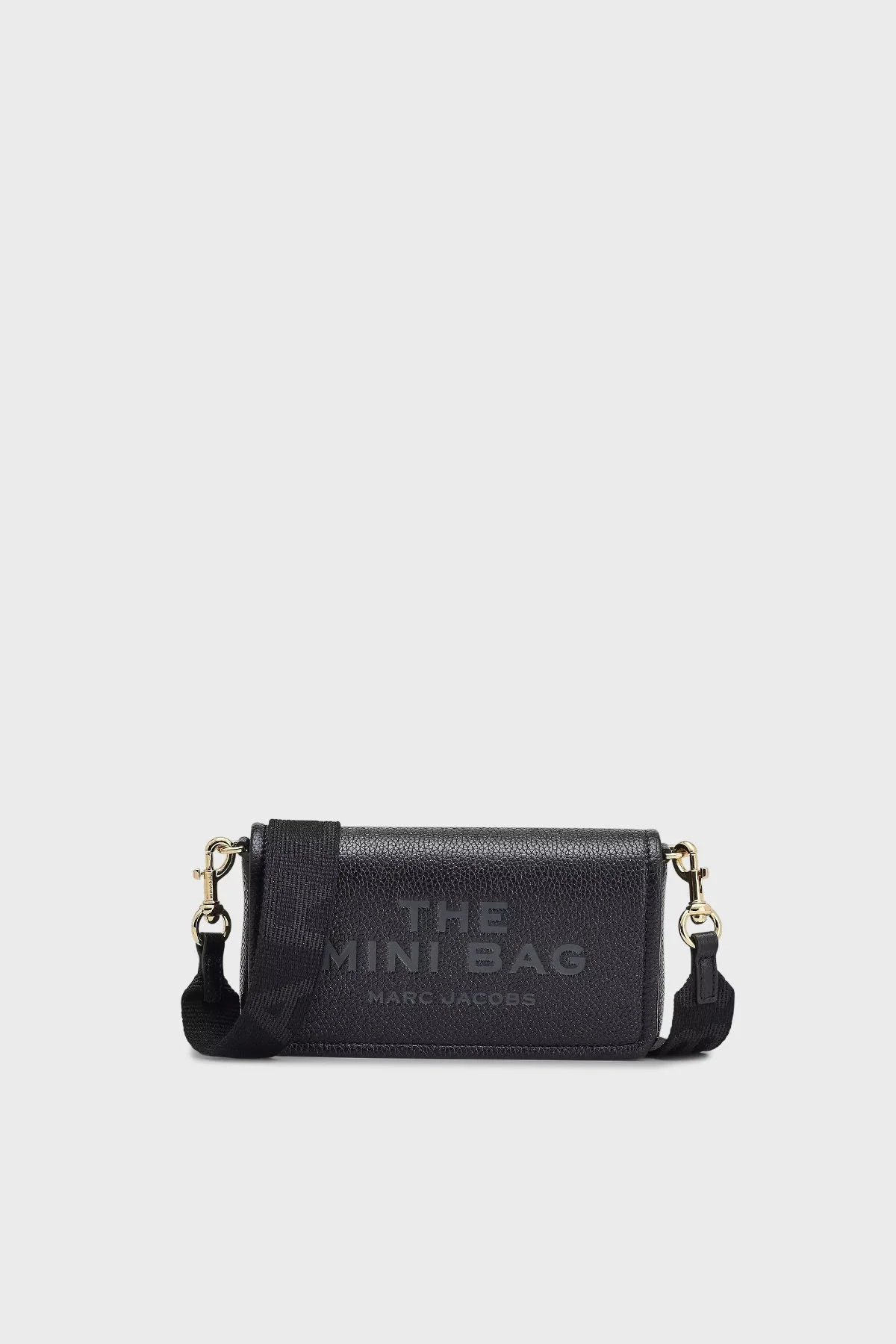 Marc Jacobs Hakiki Deri Logolu Çıkarılabilir Askılı The Mini Bayan Çanta 2S4SMN080S02 001 SİYAH - 1