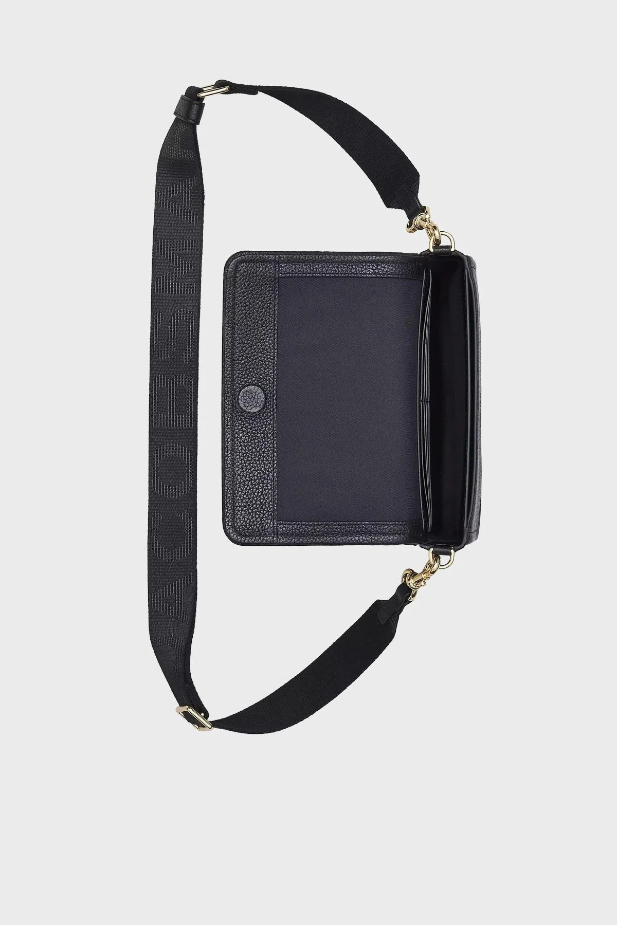 Marc Jacobs Hakiki Deri Logolu Çıkarılabilir Askılı The Mini Bayan Çanta 2S4SMN080S02 001 SİYAH - 5