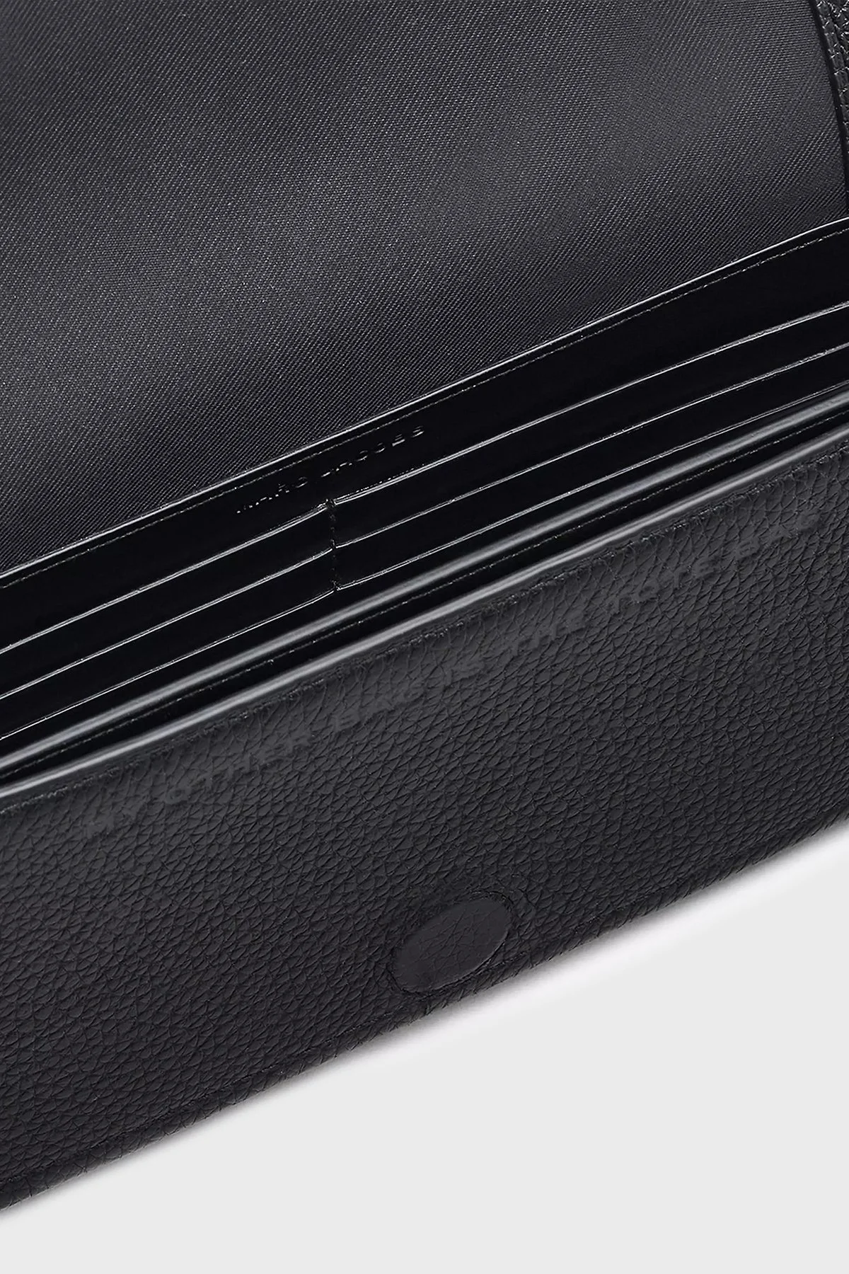 Marc Jacobs The Mini Hakiki Deri Logolu Çıkarılabilir Askılı Kadın Çanta 2S4SMN080S02 001 Siyah - 4
