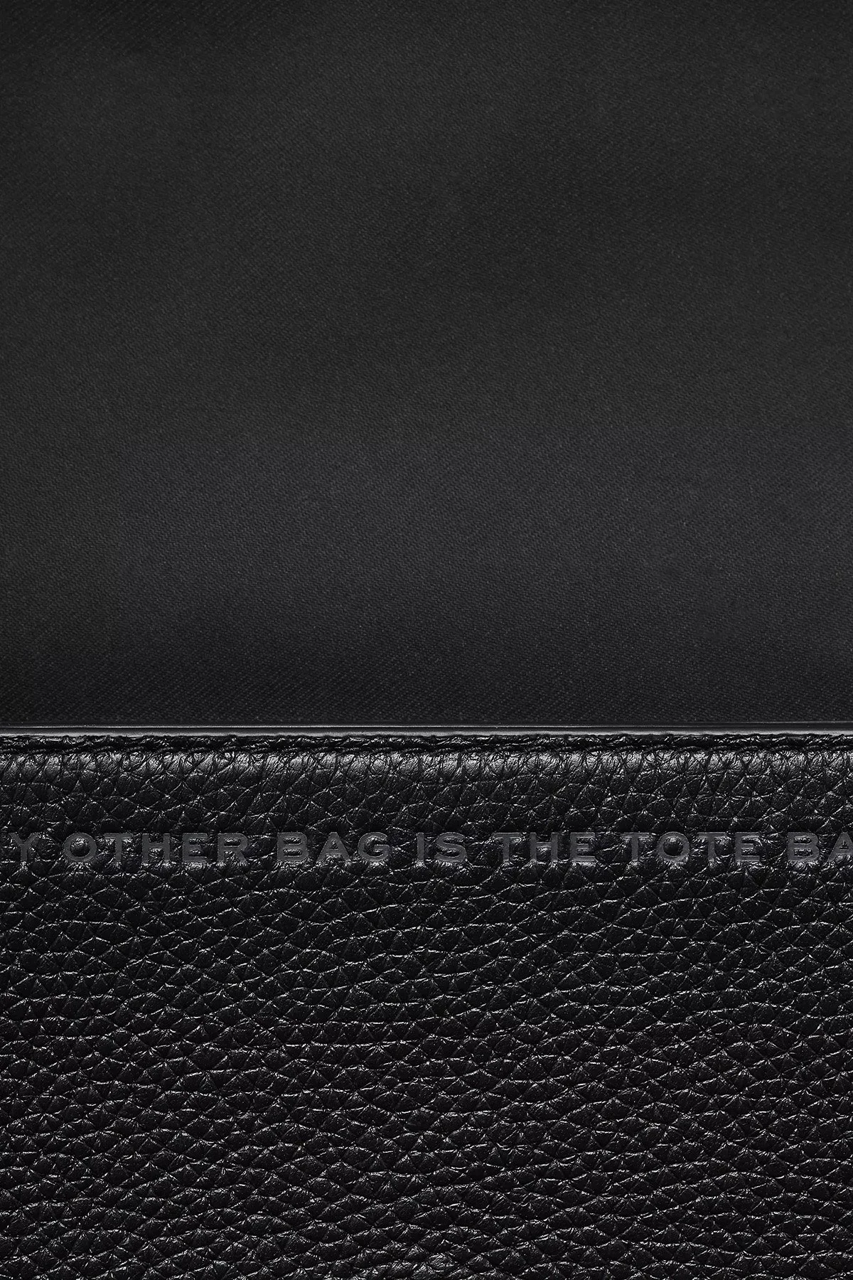 Marc Jacobs The Mini Hakiki Deri Logolu Çıkarılabilir Askılı Kadın Çanta 2S4SMN080S02 001 Siyah - 6
