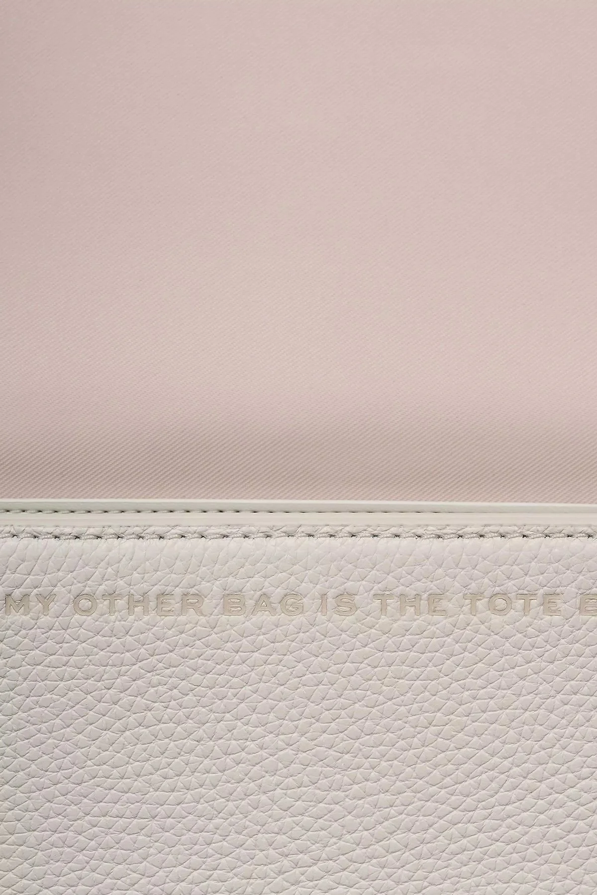 Marc Jacobs Hakiki Deri Logolu Çıkarılabilir Askılı The Mini Bayan Çanta 2S4SMN080S02 137 BEYAZ - 6