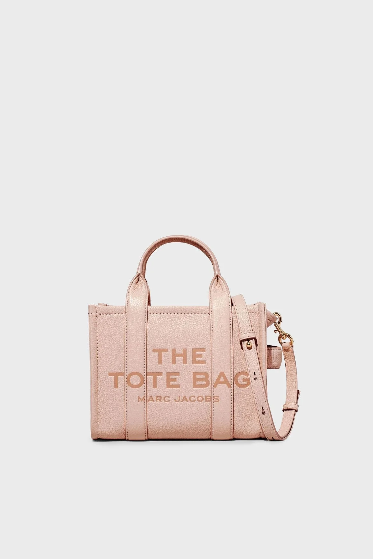 Marc Jacobs The Small Tote Logolu Çıkarılabilir Askılı Bayan Çanta H009L01SP21 624 PUDRA - 6