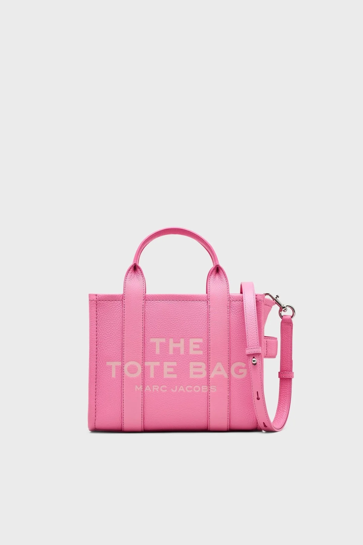 Marc Jacobs The Small Tote Logolu Çıkarılabilir Askılı Bayan Çanta H009L01SP21 666 PEMBE - 7
