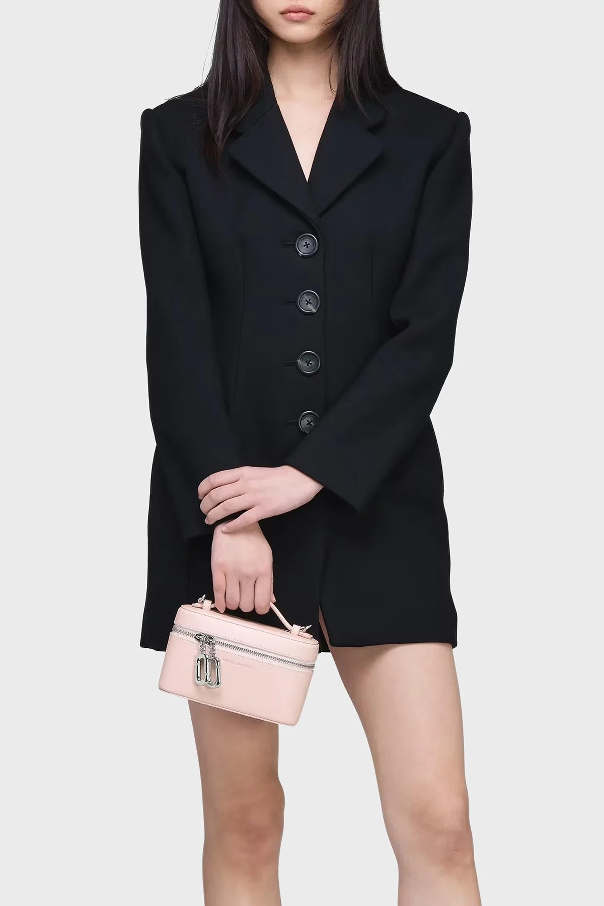 Marc Jacobs Logolu Çıkarılabilir Askılı Cross Body Kadın Çanta 2P6SMN009S01 693 Pudra - 8