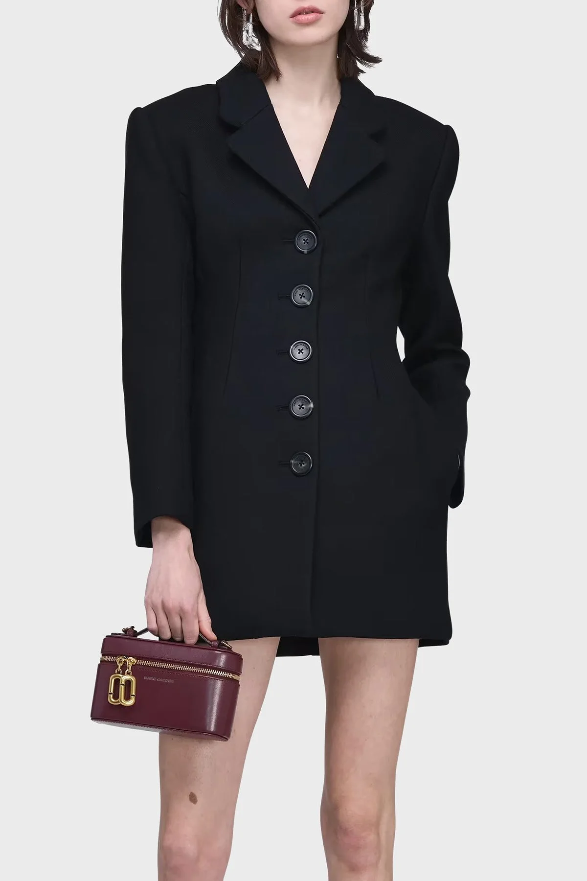 Marc Jacobs Logolu Çıkarılabilir Askılı Cross Body Kadın Çanta 2P6SMN009S01 935 Bordo - 8