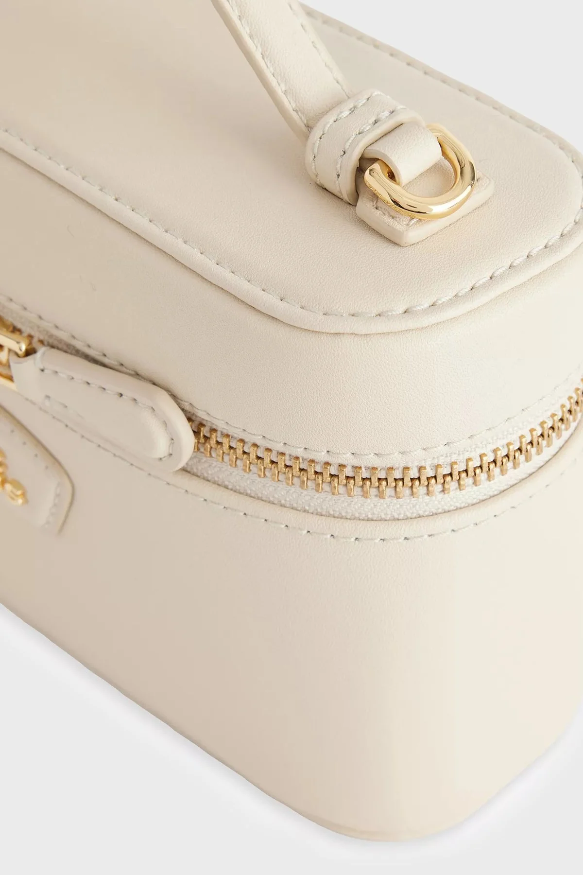 Marc Jacobs Logolu Çıkarılabilir Askılı Cross Body Kadın Çanta 2R5HCR018H01 123 BEJ - 5