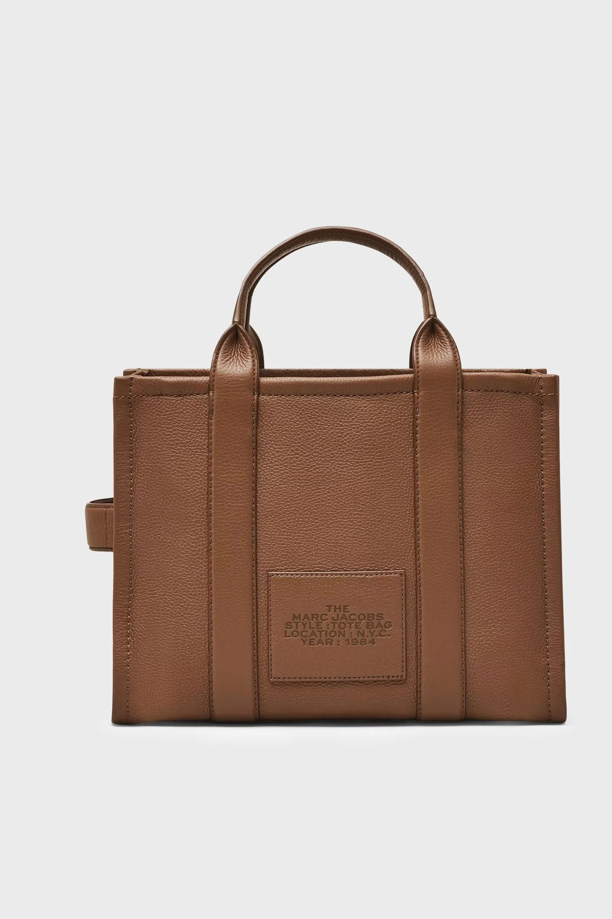 Marc Jacobs Logolu Çıkarılabilir Askılı Deri Tote Kadın Çanta H004L01PF21 212 Taba - 3