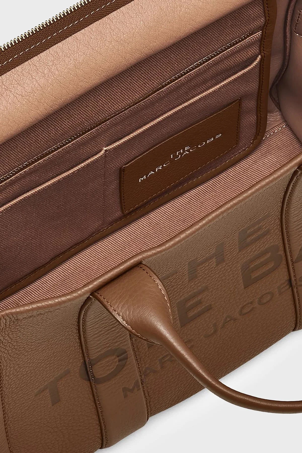 Marc Jacobs Logolu Çıkarılabilir Askılı Deri Tote Kadın Çanta H004L01PF21 212 Taba - 6