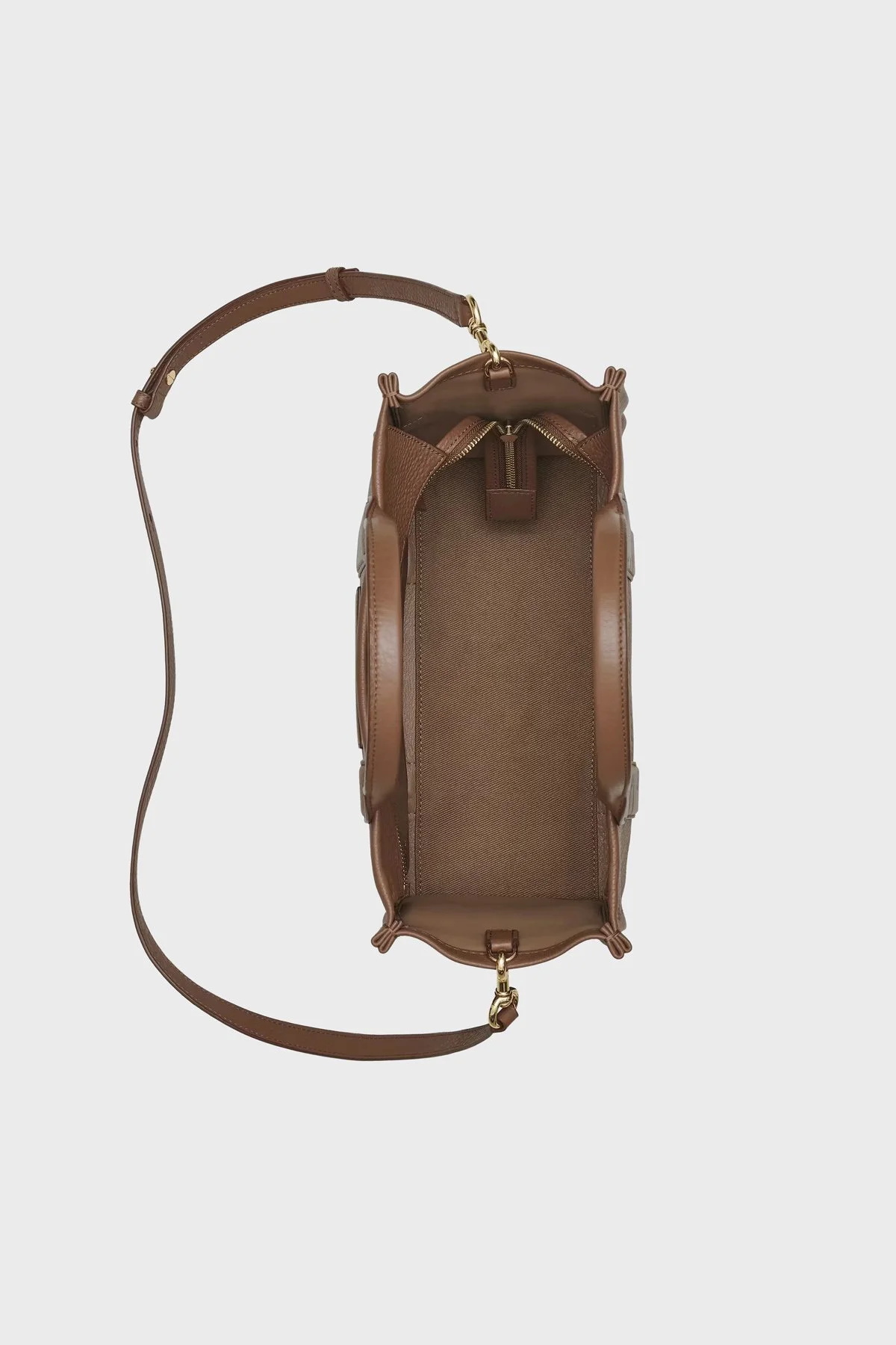 Marc Jacobs Logolu Çıkarılabilir Askılı Deri Tote Kadın Çanta H004L01PF21 212 Taba - 7