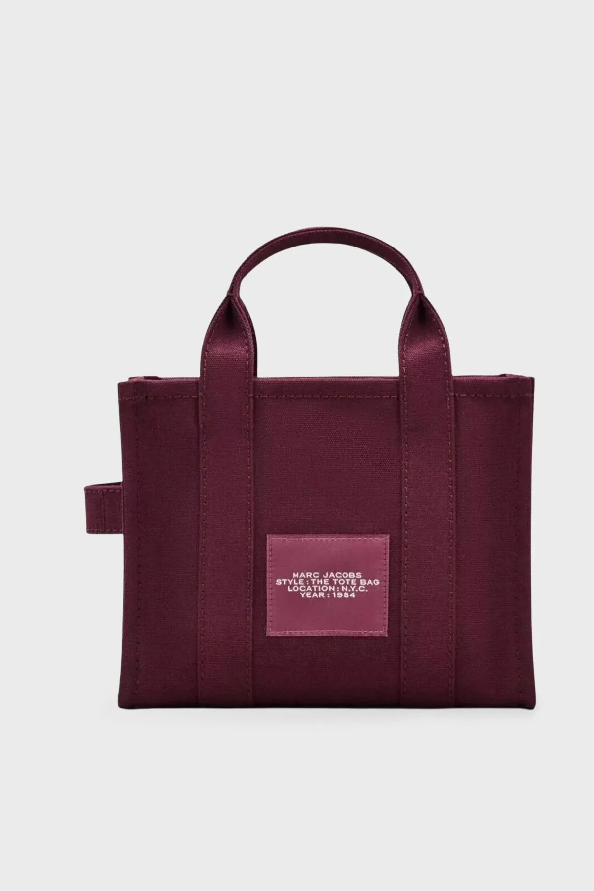 Marc Jacobs Logolu Çıkarılabilir Askılı Deri Tote Kadın Çanta M0016493 510 Mürdüm - 3