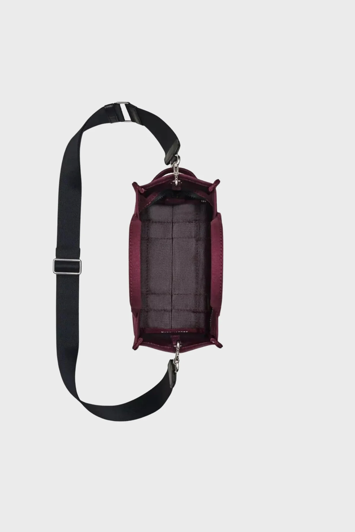 Marc Jacobs Logolu Çıkarılabilir Askılı Deri Tote Kadın Çanta M0016493 510 Mürdüm - 4