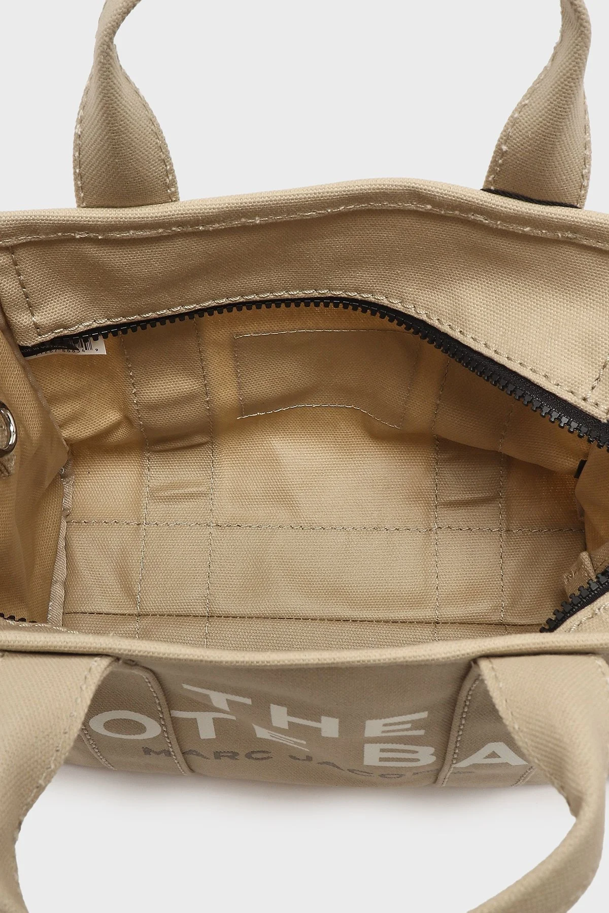 Marc Jacobs Logolu Çıkarılabilir Askılı Small Tote Kadın Çanta M0016493 260 BEJ - 5