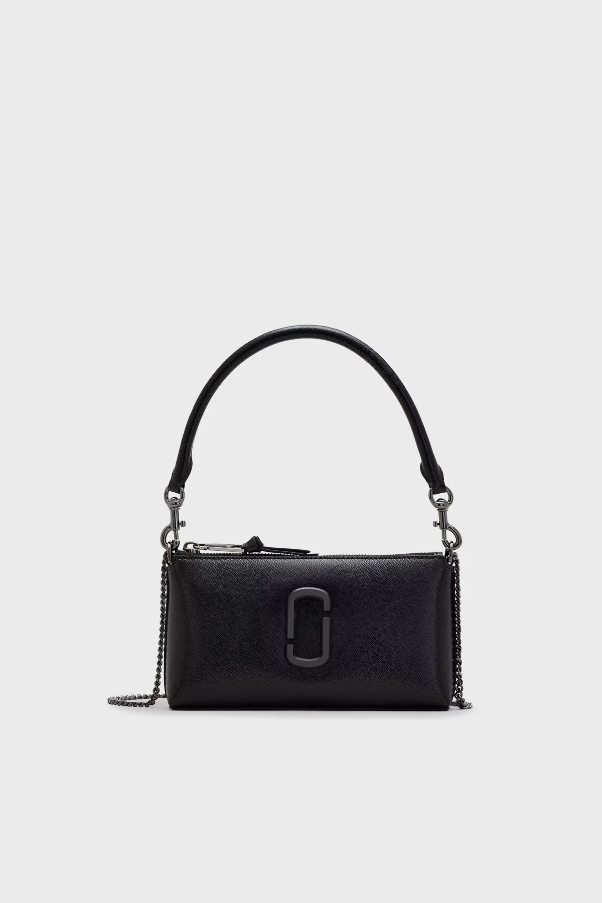 Marc Jacobs Logolu Çıkarılabilir Zincir Askılı The Pochette Bayan Çanta 2P5SMN015S02 001 SİYAH - 1