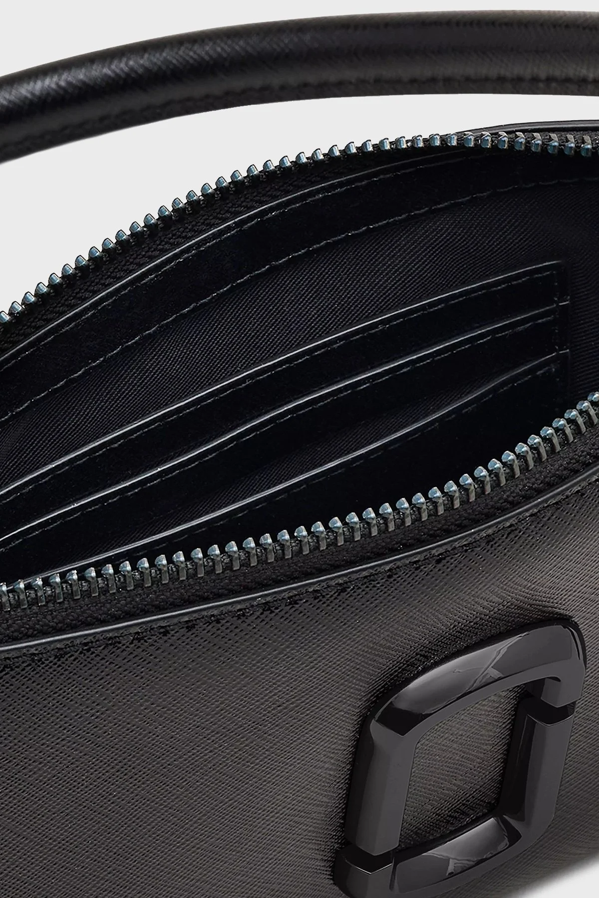 Marc Jacobs Logolu Çıkarılabilir Zincir Askılı The Pochette Bayan Çanta 2P5SMN015S02 001 SİYAH - 6