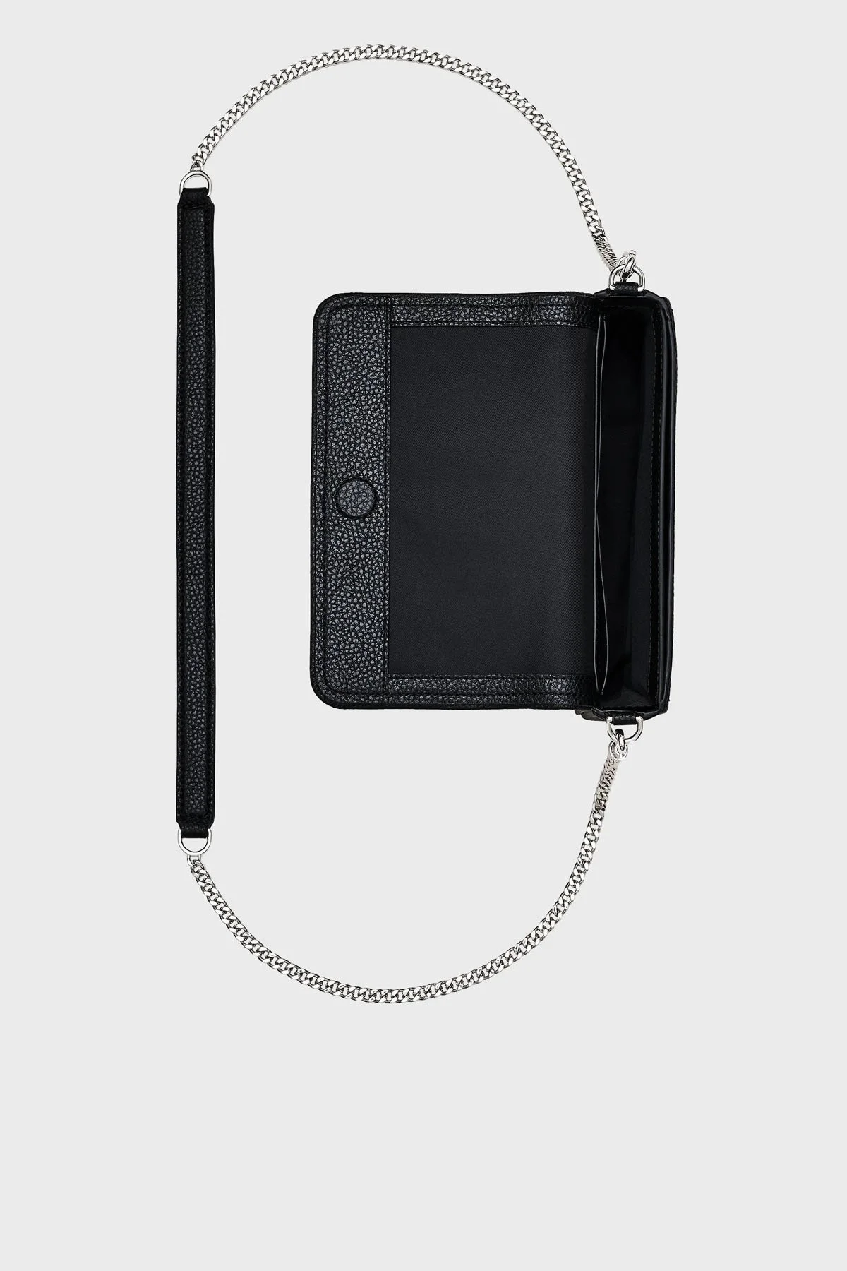 Marc Jacobs Logolu Hakiki Deri Çıkarılabilir Askılı Mini Bayan Çanta 2S5SMN010S01 002 SİYAH - 11