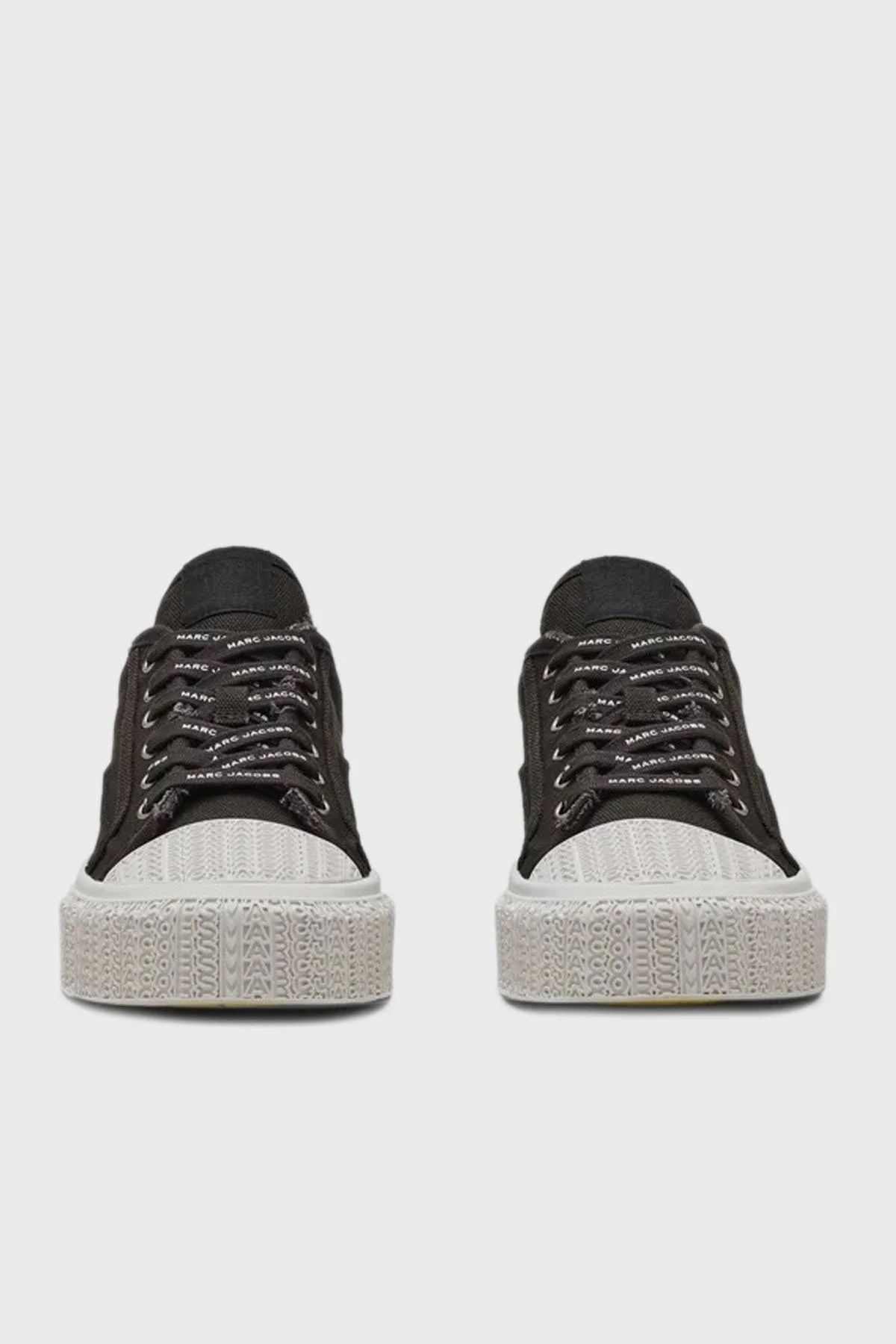 Marc Jacobs Logolu Kanvas Sneaker Bayan Ayakkabı 2S4FSN023F14 001 SİYAH - 11