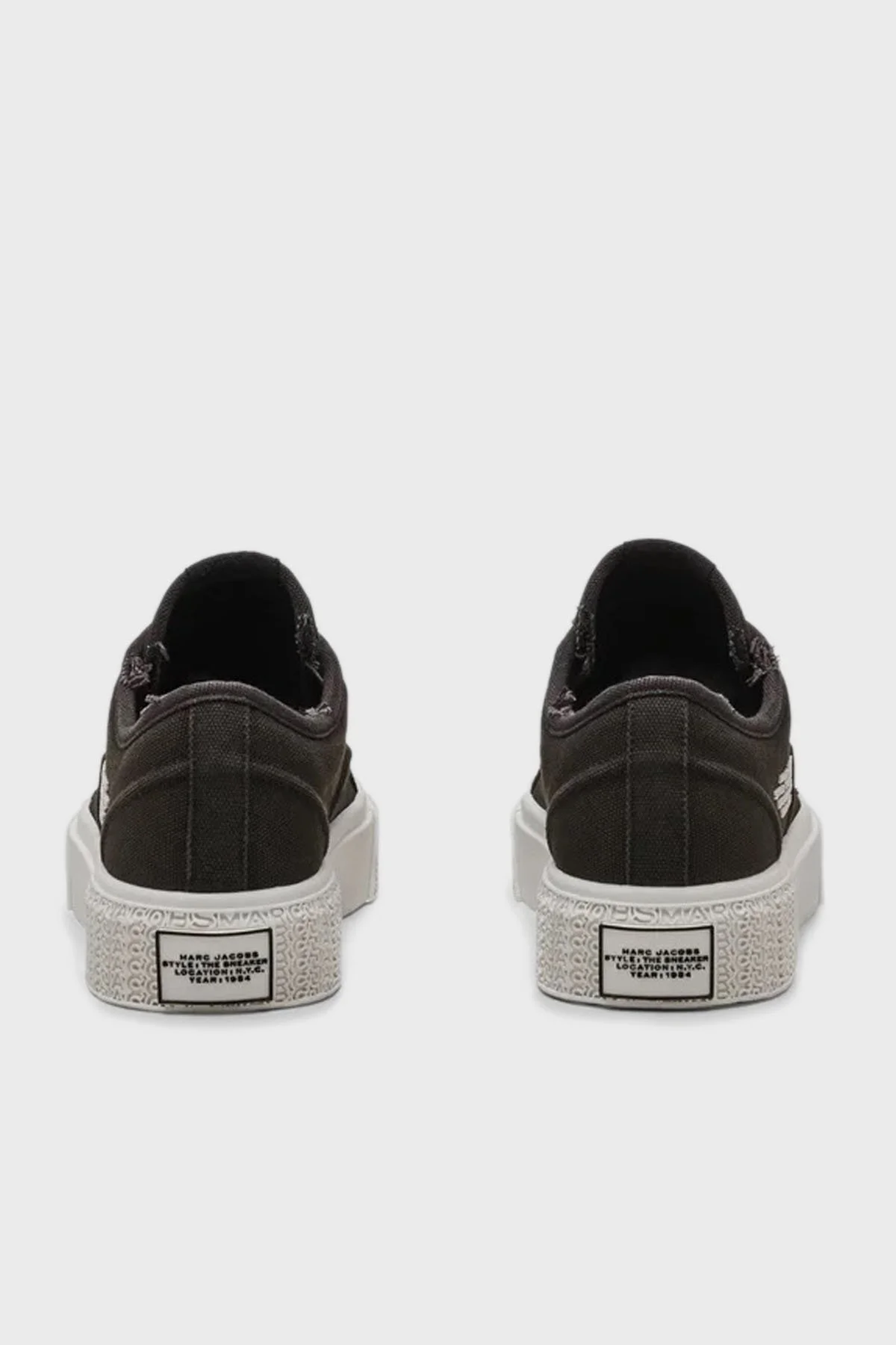 Marc Jacobs Logolu Kanvas Sneaker Bayan Ayakkabı 2S4FSN023F14 001 SİYAH - 12