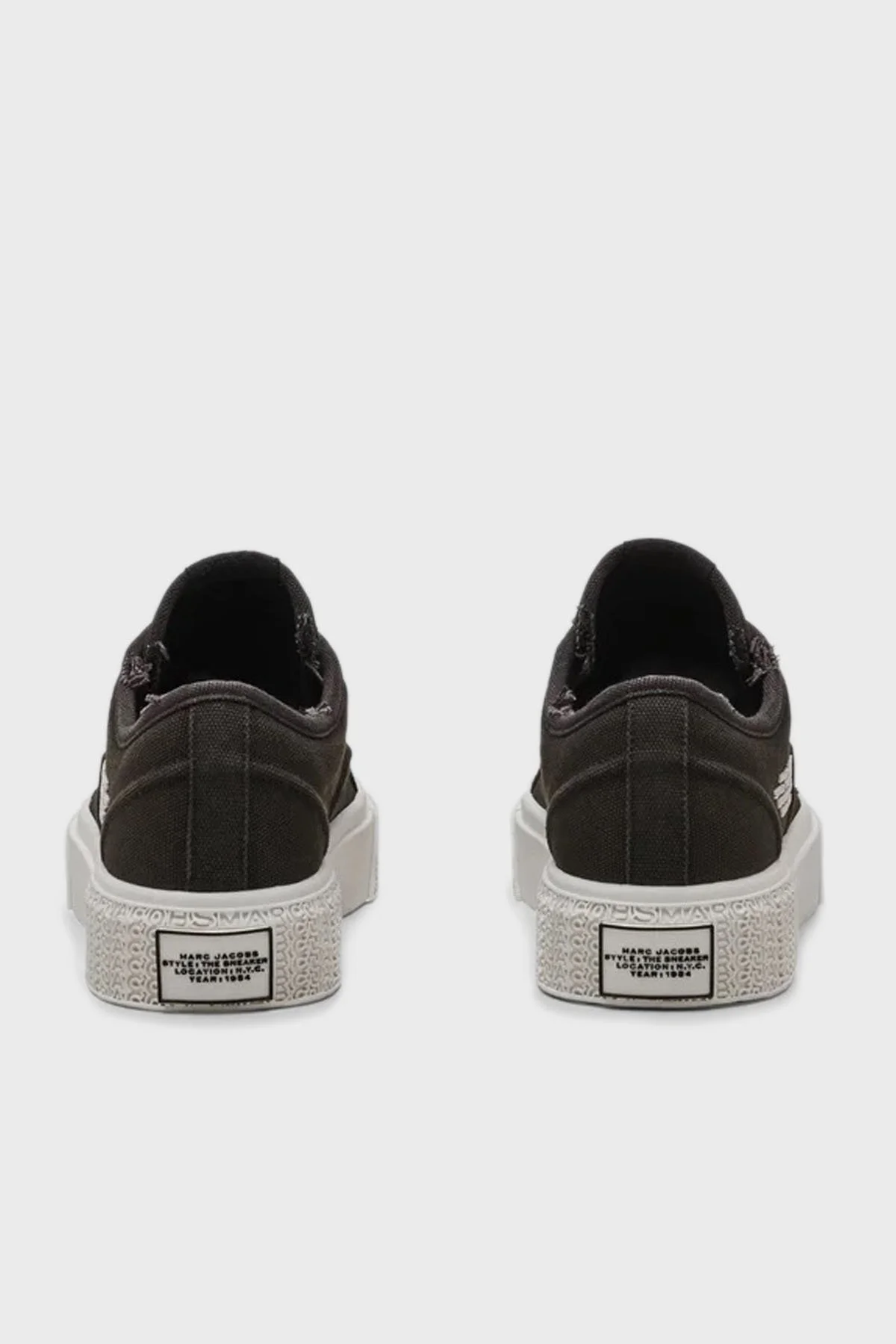 Marc Jacobs Logolu Kanvas Sneaker Kadın Ayakkabı 2S4FSN023F14 001 SİYAH - 6