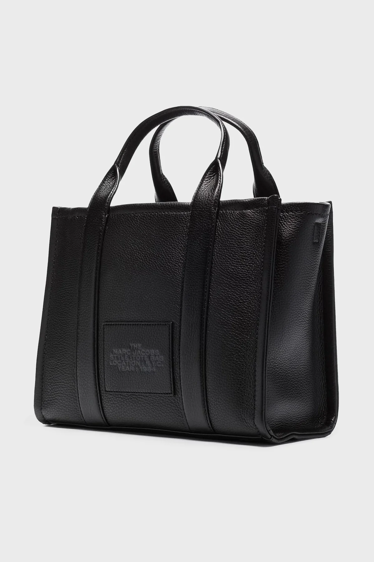 Marc Jacobs Medium Logolu Çıkarılabilir Askılı Deri Tote Bayan Çanta H004L01PF21 001 SİYAH - 8