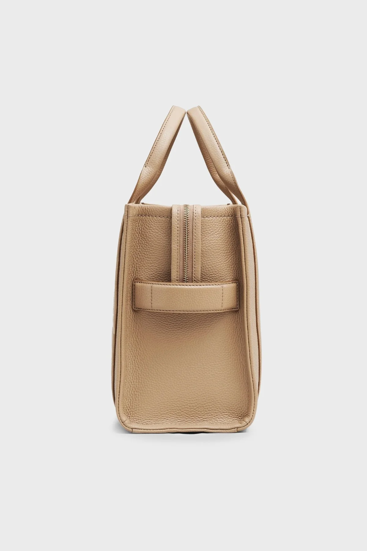 Marc Jacobs Medium Logolu Çıkarılabilir Askılı Deri Tote Bayan Çanta H004L01PF21 230 VİZON - 5