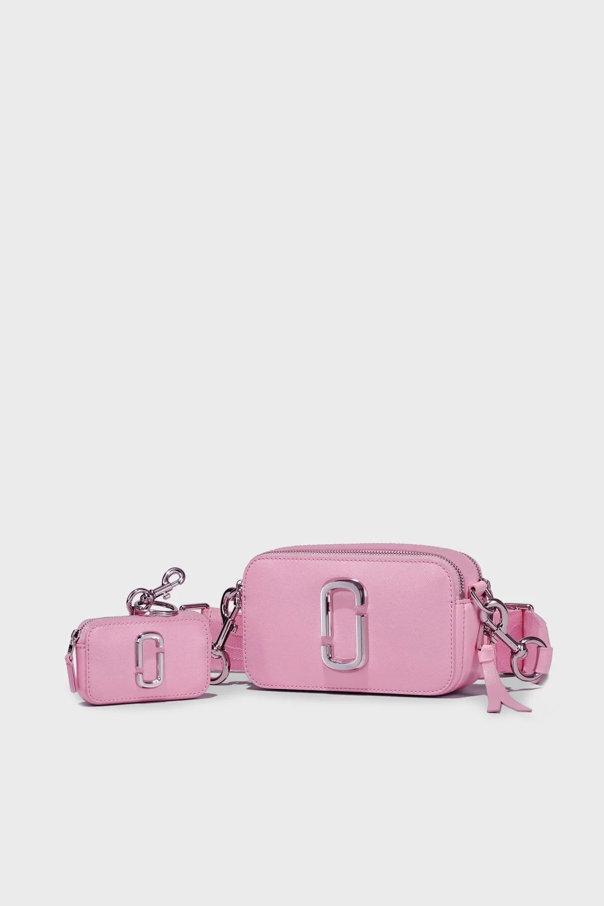 Marc Jacobs Mini Cüzdanlı Çıkarılabilir Askılı Deri Bayan Çanta 2P3HCR015H01 685 PEMBE - 5