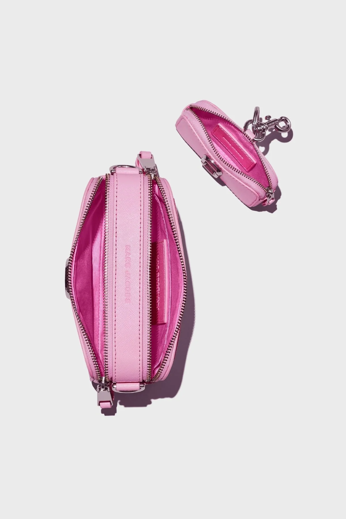 Marc Jacobs Mini Cüzdanlı Çıkarılabilir Askılı Deri Bayan Çanta 2P3HCR015H01 685 PEMBE - 6