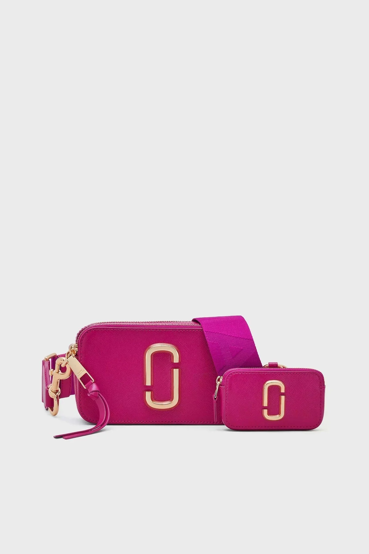 Marc Jacobs Mini Cüzdanlı Çıkarılabilir Askılı Deri Bayan Çanta 2P3HCR015H01 955 MOR - 1