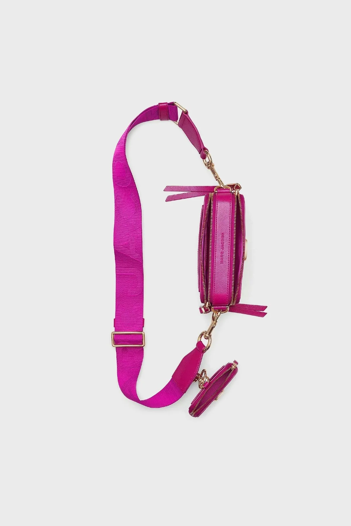 Marc Jacobs Mini Cüzdanlı Çıkarılabilir Askılı Deri Bayan Çanta 2P3HCR015H01 955 MOR - 5