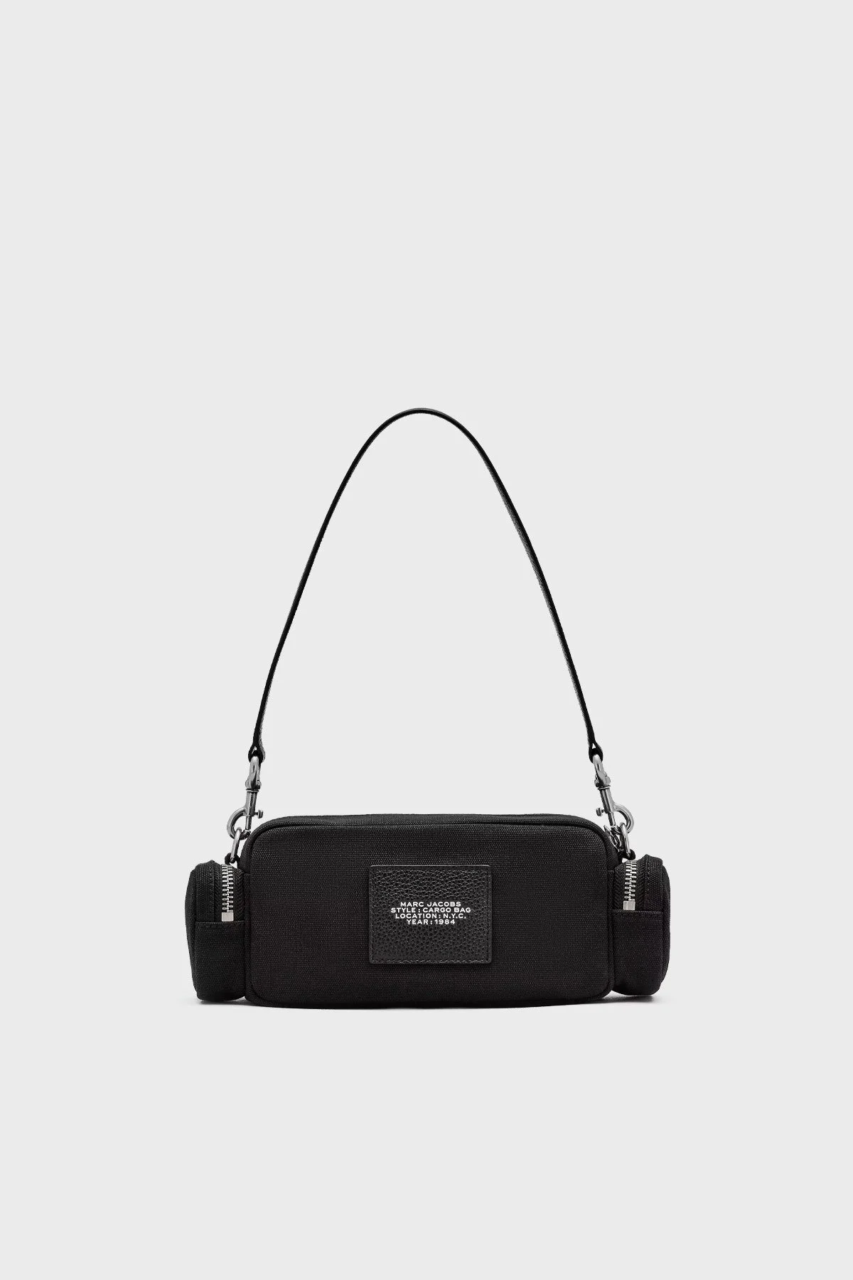 Marc Jacobs Pamuklu Logolu Çıkarılabilir Askılı The Cargo Bayan Çanta 2P5HSH025H03 001 SİYAH - 3