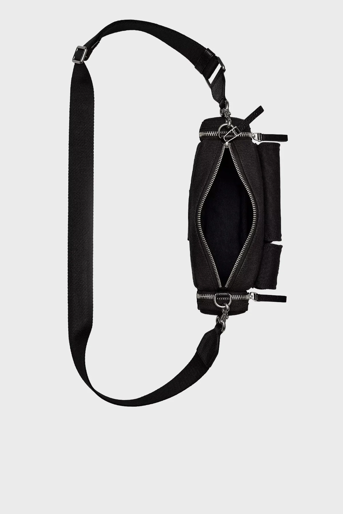 Marc Jacobs Pamuklu Logolu Çıkarılabilir Askılı The Cargo Kadın Çanta 2P5HSH025H03 001 SİYAH - 4