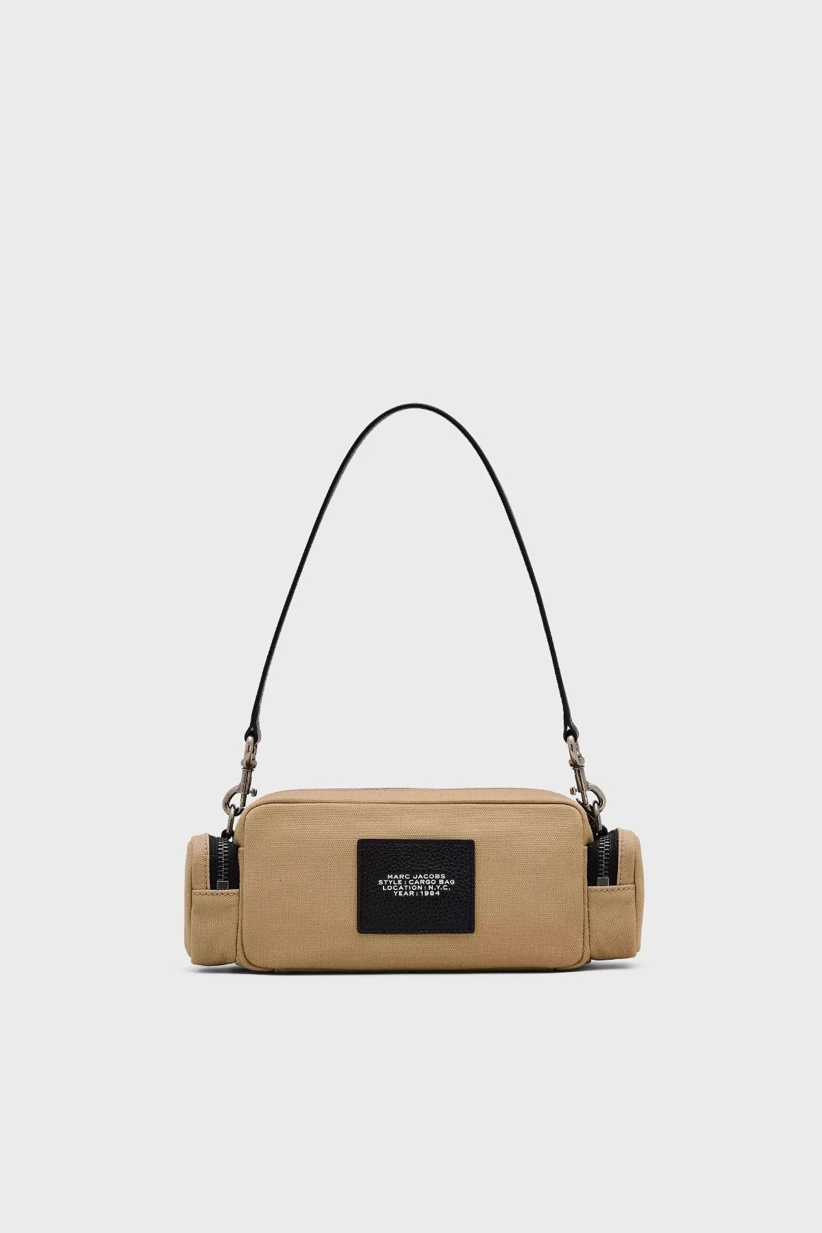 Marc Jacobs Pamuklu Logolu Çıkarılabilir Askılı The Cargo Bayan Çanta 2P5HSH025H03 230 CAMEL - 4