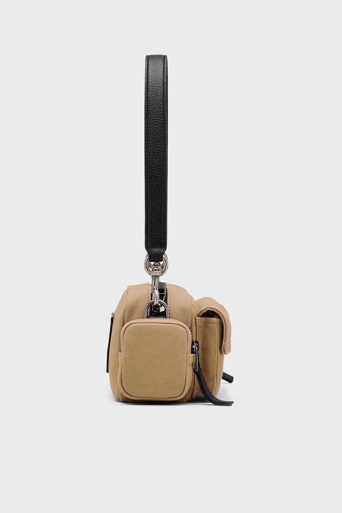 Marc Jacobs Pamuklu Logolu Çıkarılabilir Askılı The Cargo Bayan Çanta 2P5HSH025H03 230 CAMEL - 6