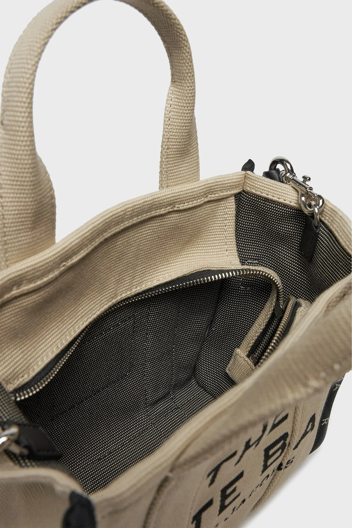 Marc Jacobs Small Tote Logolu Çıkarılabilir Askılı Bayan Çanta M0017025 263 BEJ - 11