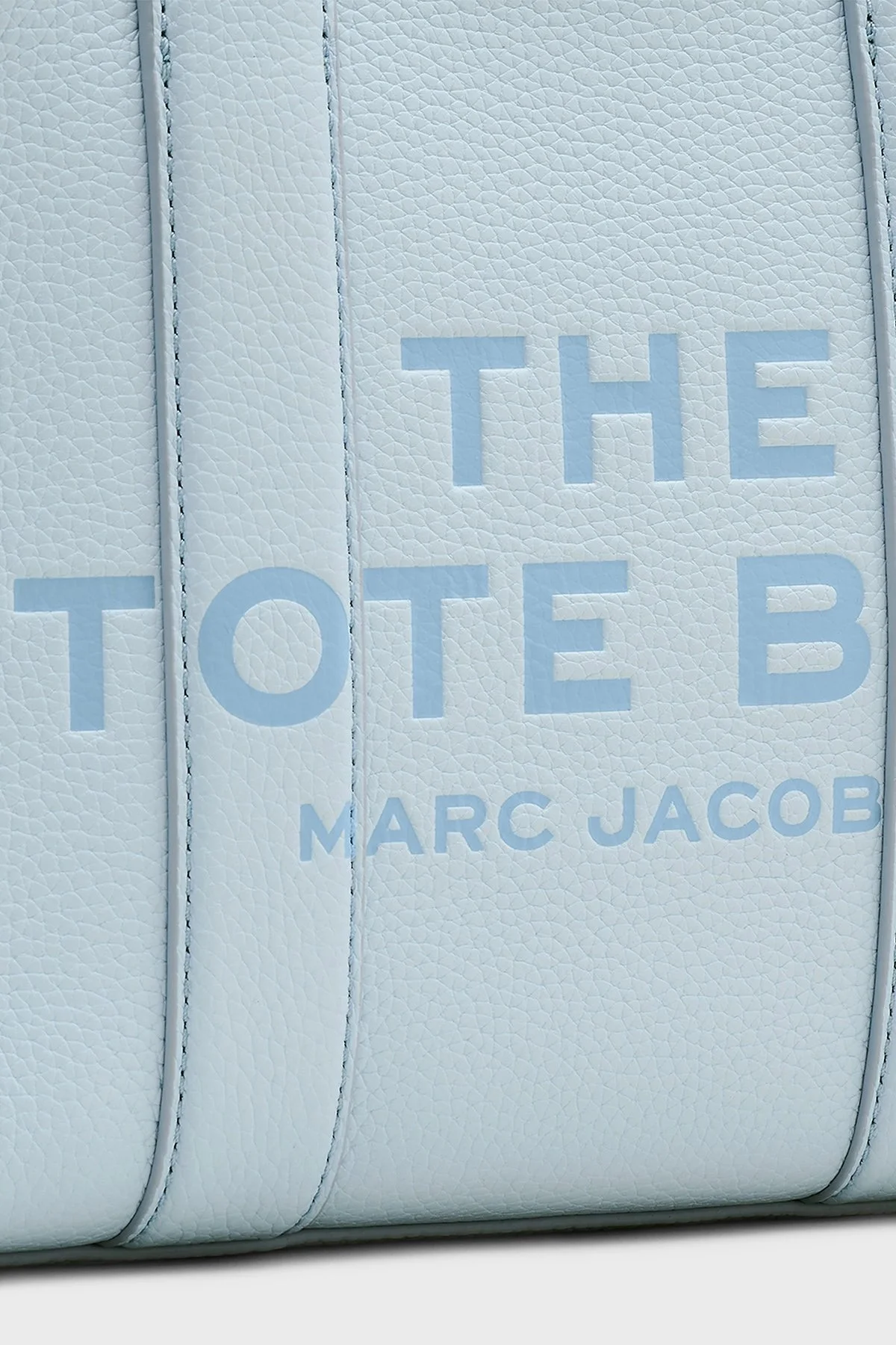 Marc Jacobs Small Tote Logolu Çıkarılabilir Askılı Deri Bayan Çanta H009L01SP21 465 AÇIK MAVİ - 11