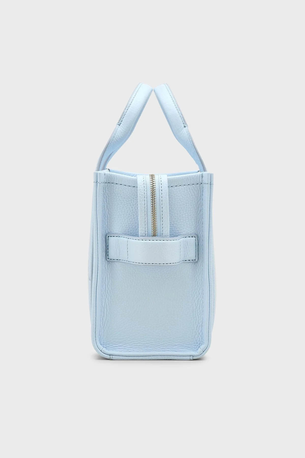 Marc Jacobs Small Tote Logolu Çıkarılabilir Askılı Deri Bayan Çanta H009L01SP21 465 AÇIK MAVİ - 12